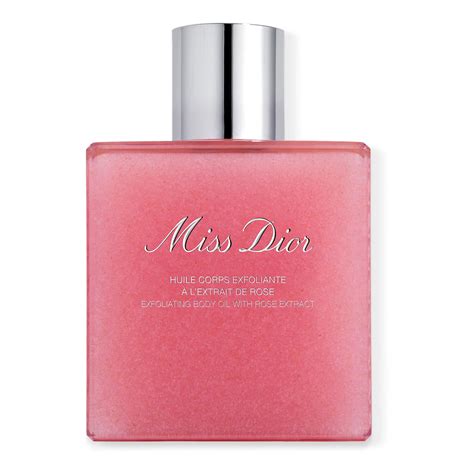 miss dior cream|miss dior exfoliating body oil.